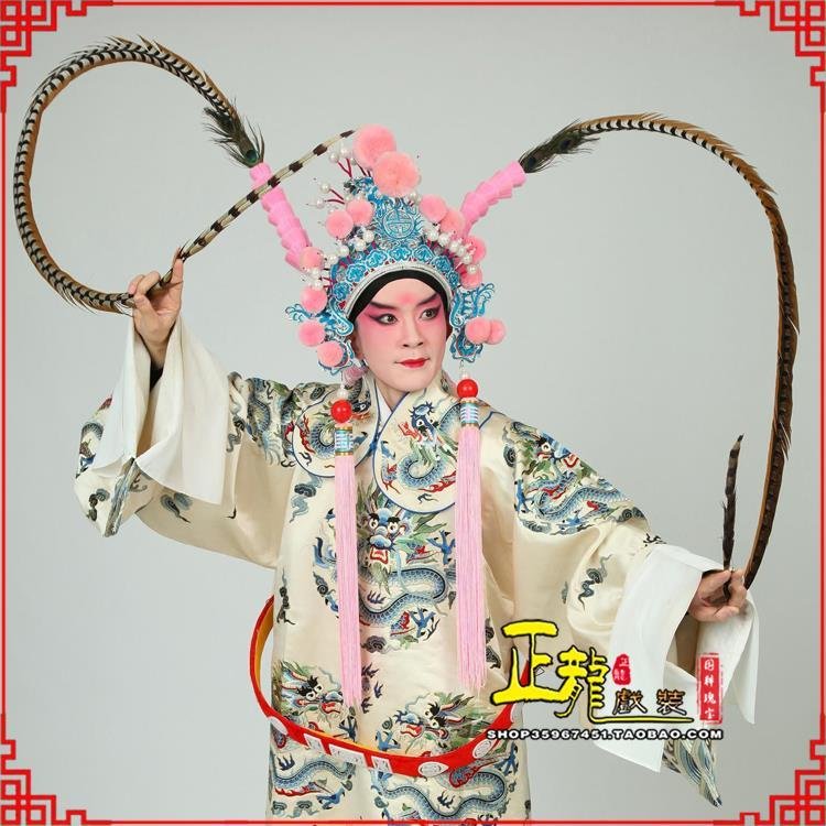 宁强京剧戏曲道具用品舞台演出精品羽毛雉鸡毛 翎子