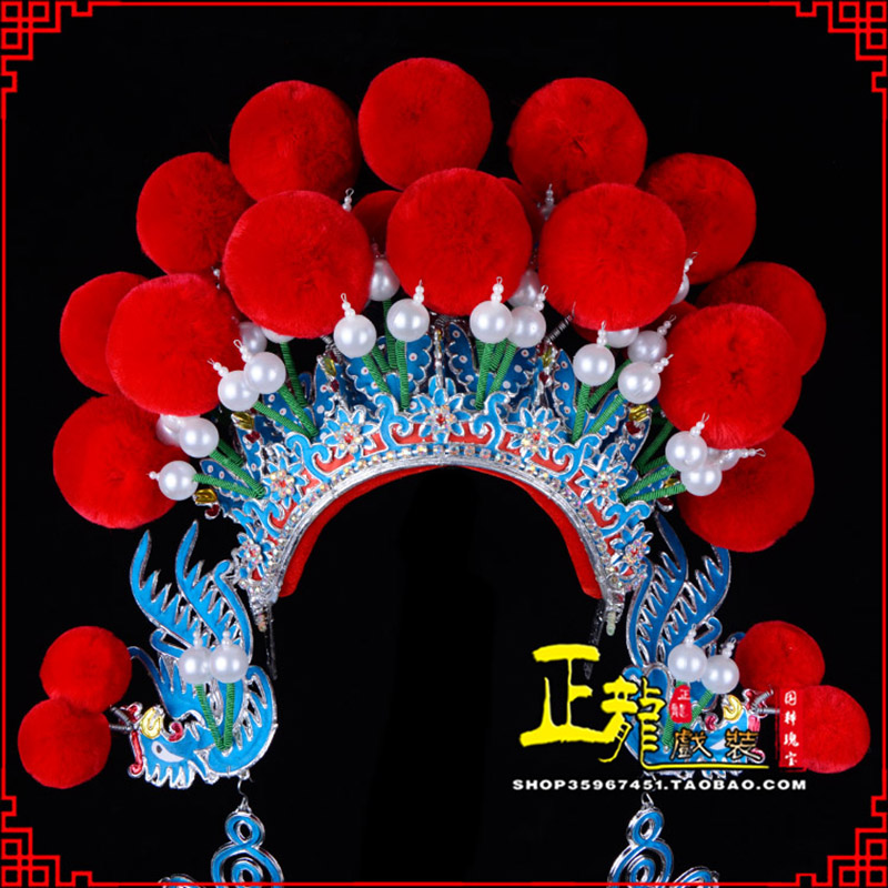 宁强戏曲盔帽武旦穆桂英花木兰女将 中档七星帽