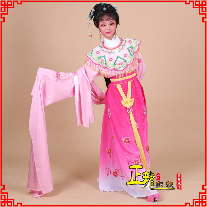 宁强水袖青衣练功花旦服 梅花古装衣