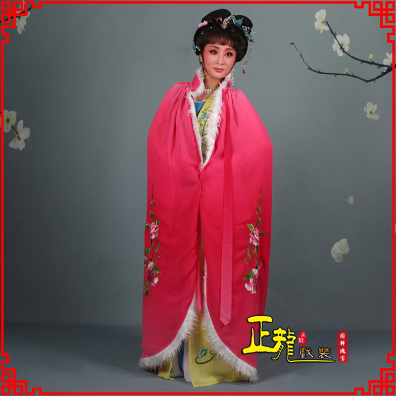 宁强小花旦绣花斗篷 花旦披风
