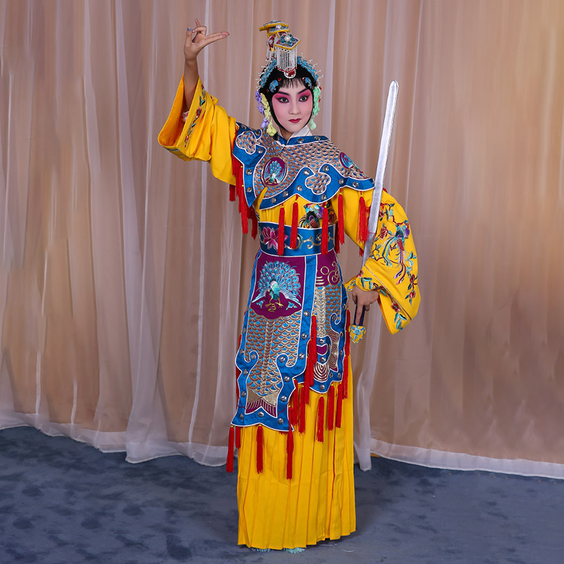 宁强霸王别姬虞姬服 软绉别姬服