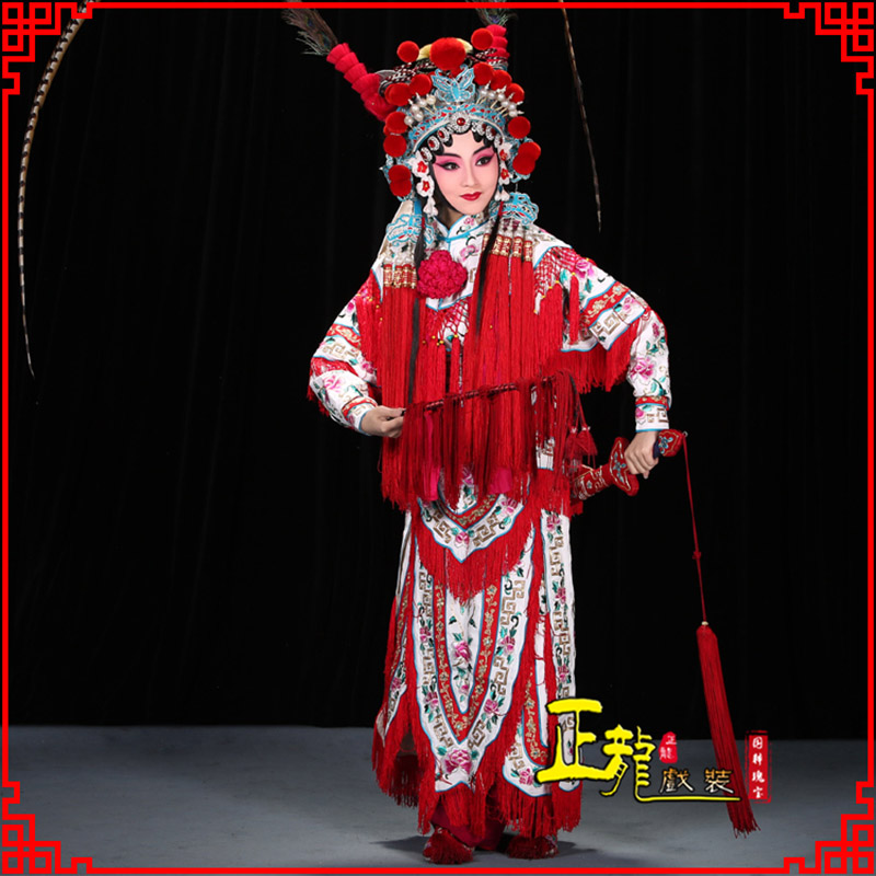 宁强刀马旦改容战父 软绉镶边女改良靠